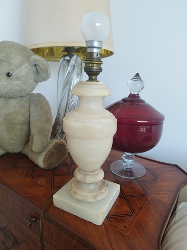 Pied lampe albâtre - lampe, 27