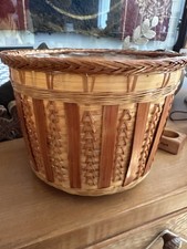 grand cache pot osier rotin