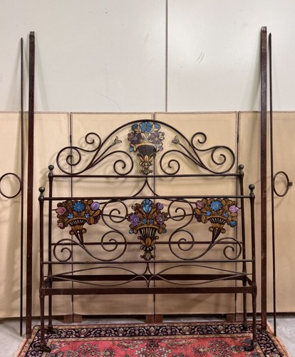 Grand lit venitien fer et - grand,