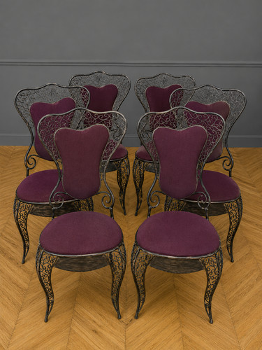 Suite six chaises - chaises, en