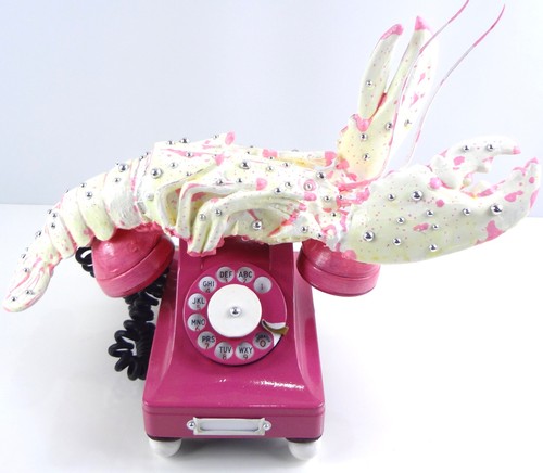 Telephone white lobster - telephone,