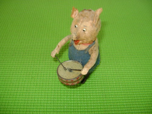 Schuco cochon tambour jouet - schuco,