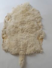 vintage 1970 sheepskin fur rug