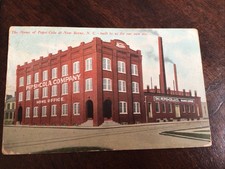 Early Pepsi Cola Postcard  1906 Plant built In New Bern N.C. Post Marked 1910