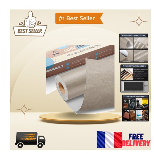 Simili cuir autocollant 40x80 - simili,