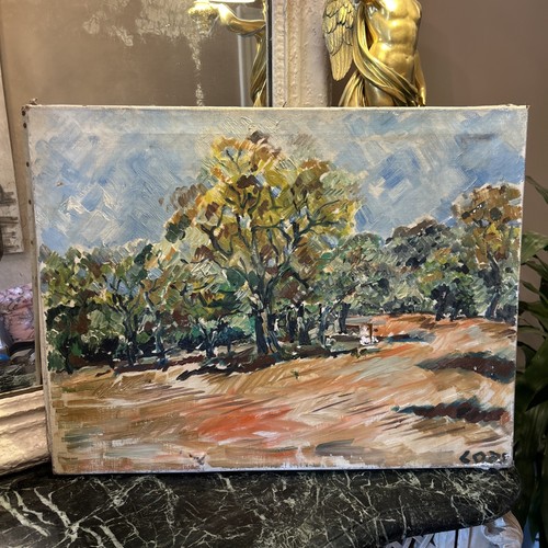 Tableau huile sur toile - huile,