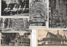 lot de 6 cartes postales