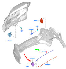 Capteur inférieur de hayon