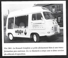 1995 -- LATE 1960 . Renault La Couinoise ESTAFETTE TRUCK. MEZIERES . 3X130