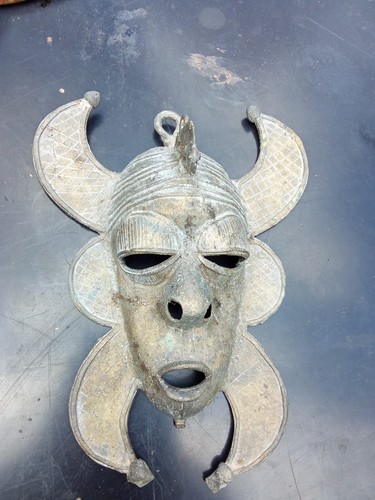 Masque africain bronze - africain, –