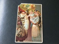 Very old Christmas postcard