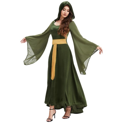 Robe longue médiévale rétro