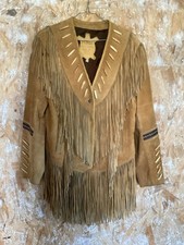 Veste En Cuir Suédé Western