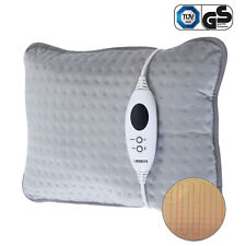 AREBOS Coussin chauffant avec remplissage 6 niveaux de température 44x33cm Gris