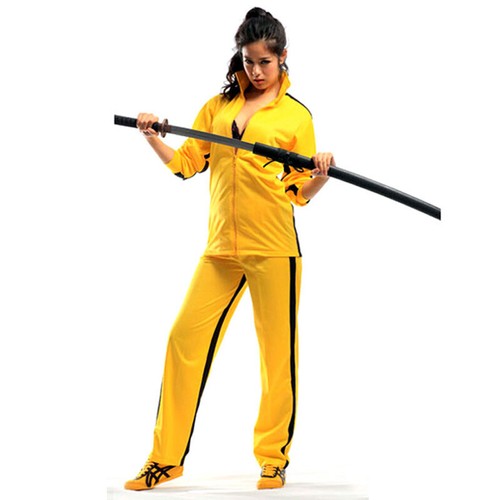 Yellow tracksuit cosplay - yellow,
