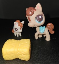 ✨️Authentic Pet Shop Petshop LPS Maman Bébé Cheval Poney # 2666 # 2667 ✨️