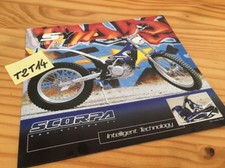 Scorpa yamaha SY 2002 trial prospectus brochure prospekt pub