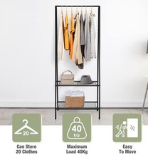 Portant À Vêtements En Metal