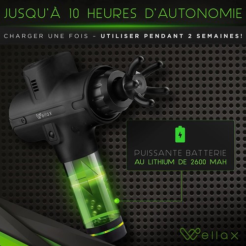 Pistolet massage wellax - pistolet,