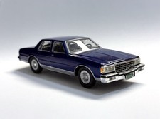 1981 Chevrolet Caprice Classic Sedan Royal Blue 1/43 Kodeblake Exclusive HTF !