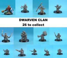 RAL PARTHA 28mm scale DWARF CLAN DWARVES DW Multi Listing RPG D&D UNPAINTED W