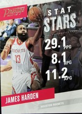 2017-18 Panini Prestige - Stat Stars / #5 James Harden / Houston Rockets / NBA 