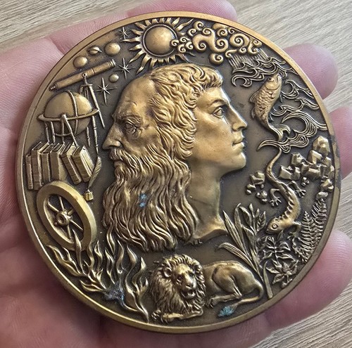 Médaille art déco bronze - art,