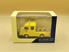 1/43 Citroën Type H Plateau Double Cabine Livraisons Dégustations Jaune Eligor