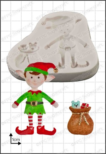 Moule silicone noël elfe - noël,