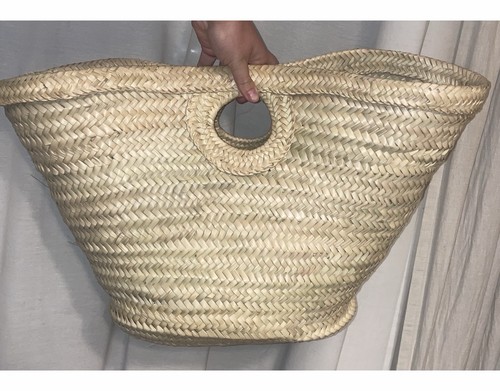 Grand panier cabas vannerie - cabas,
