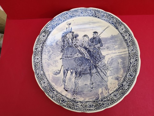 Grand plat décor delft - plat, boch