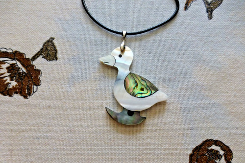 Superbe pendentif nacre - pendentif, en