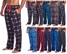 Ashford & Brooks Mens Mink Fleece Sleep Lounge Pajama Pant Bottoms Pjs Pants