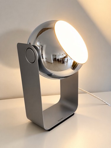 Lampe chrome eyeball - chrome,