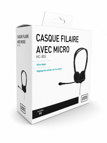 Casque filaire avec micro