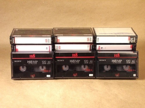 Tdk mp120 hi8 video tapes - video,