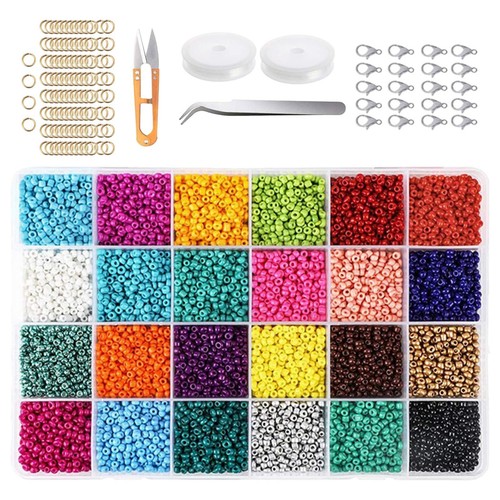 Perles rocaille verre - rocaille,