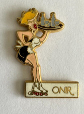 86 - Pin's PIN-UP SEXY WAITRESS ON SKATES DREAM Interim Restoration - COURTESY