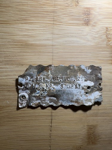 Dog tag panzer pionnier - dog,