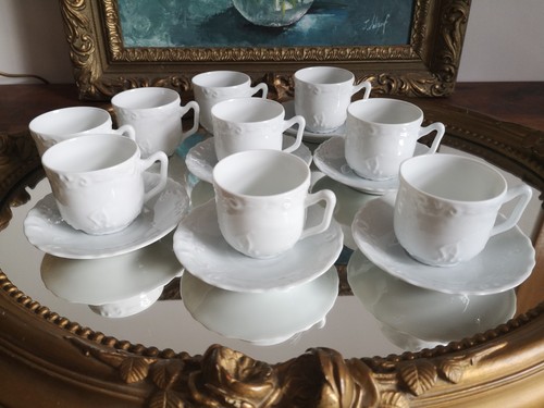 Porcelaine blanche relief - porcelaine,
