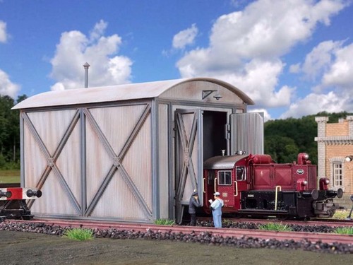 Vollmer remise locomotive - remise,