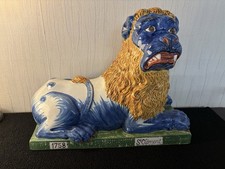 Lion en faience fine de Saint Clément mod1