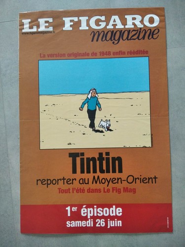 Affiche originale tintin - originale,