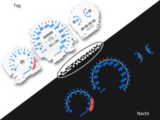Disque Plasma el-dash Honda Civic 92-95 0-220Km/h 9000RPM blanc
