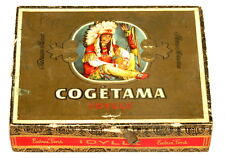 Belgium Cogetama Indian Cigar Box no Tobacco Tin 1930s