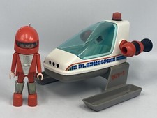Playmobil Vintage Playmo Space Small Space Shuttle + Playmospace Character