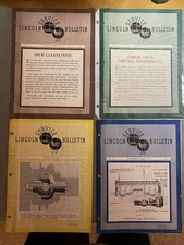 1937 Lincoln Service Bulletins Lincoln Zephyr V 12 Original, 4 different Issues