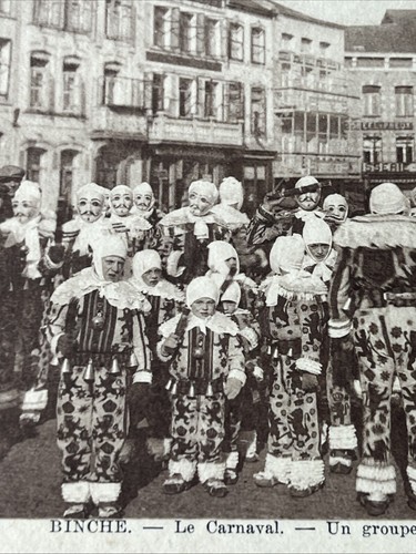 Cpa binche carnaval - cpa,