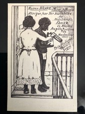 Curiosa : rare carte postale