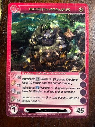 Chaotic super rare creature - chaotic super, rare creature